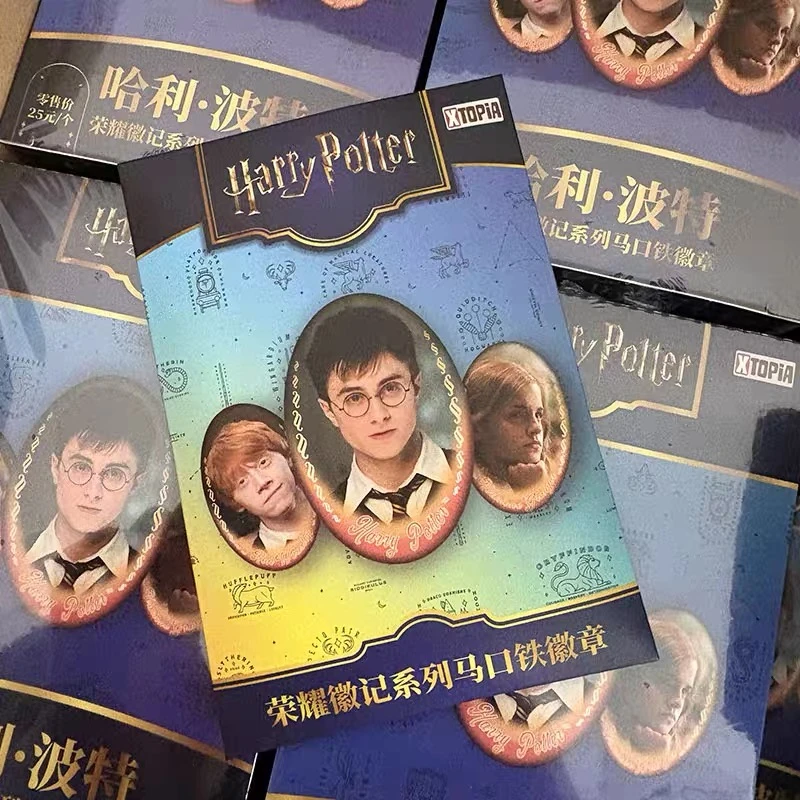 哈利波特荣耀徽记系列马口铁徽章