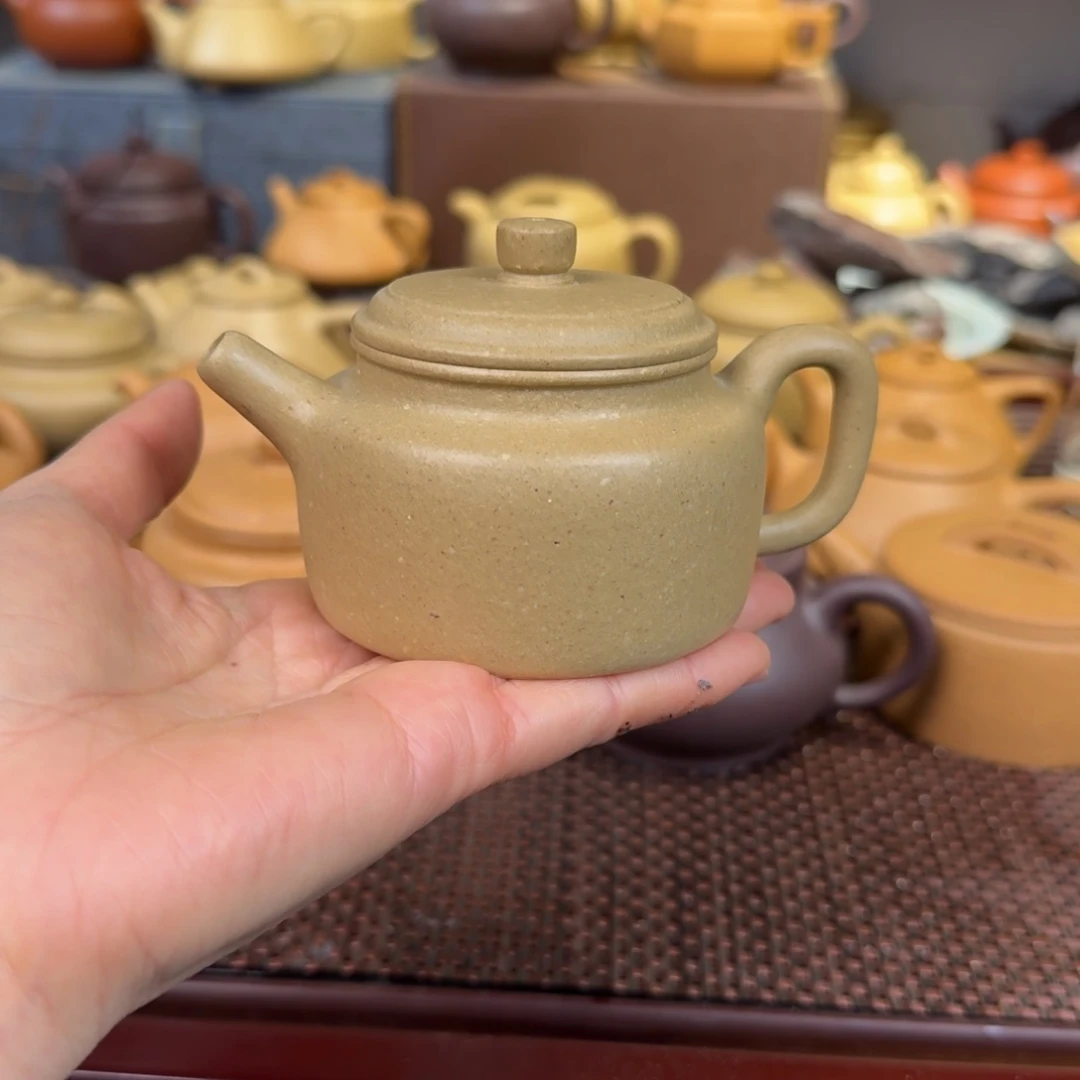 本山绿泥茶壶梨皮150毫升左右