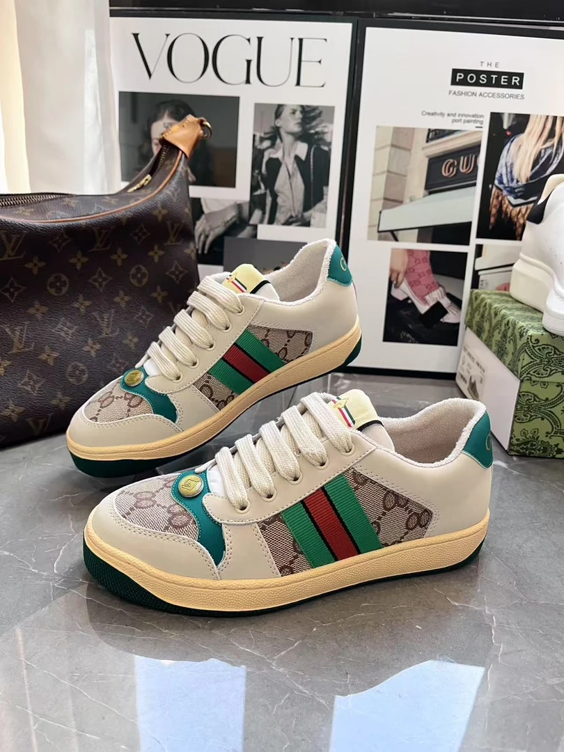 【经典脏脏鞋】高奢正品真皮板鞋明星同款男女可穿皮鞋运动鞋