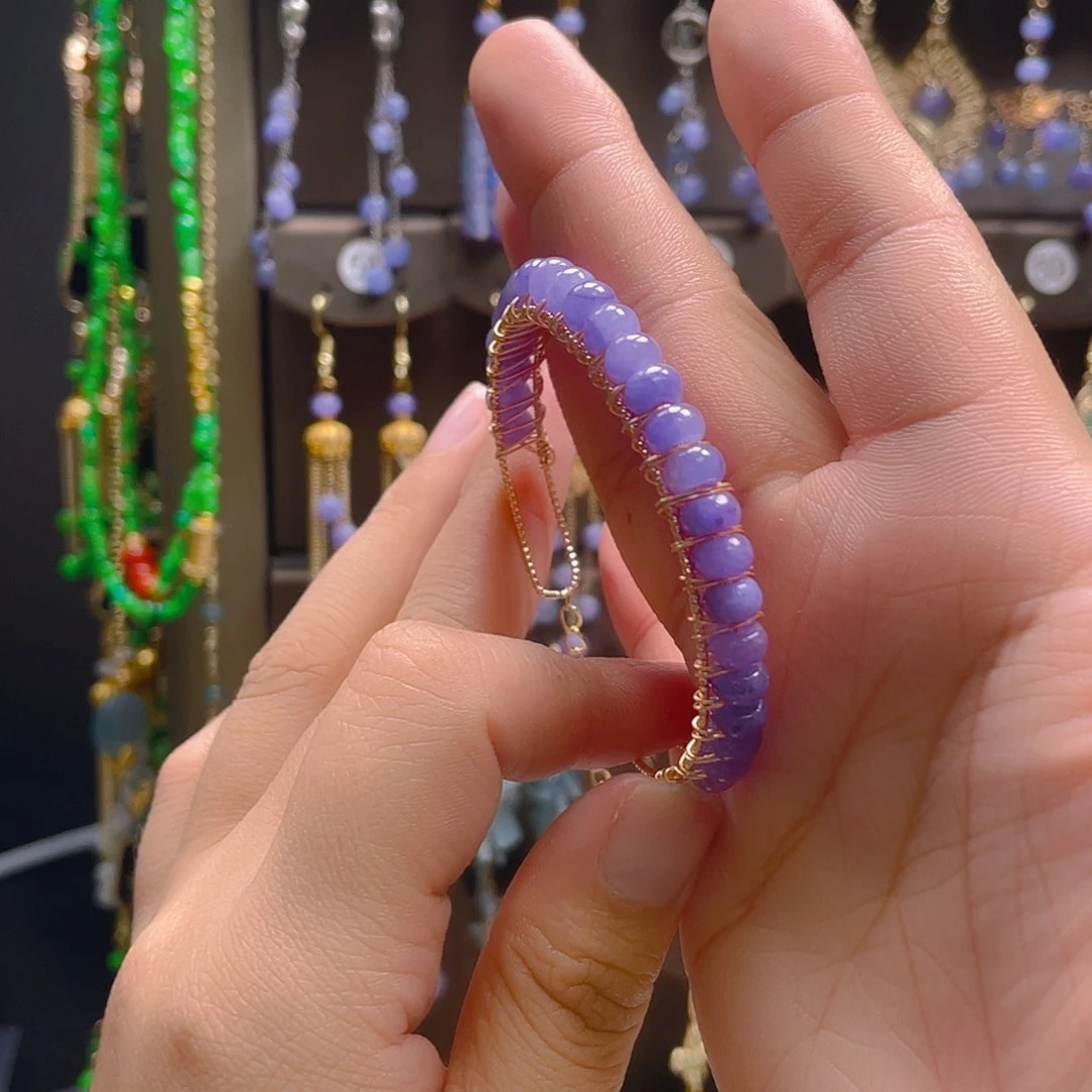 翡翠合金耳饰翡翠