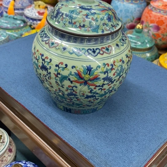 瓷片陶瓷茶叶罐密封罐