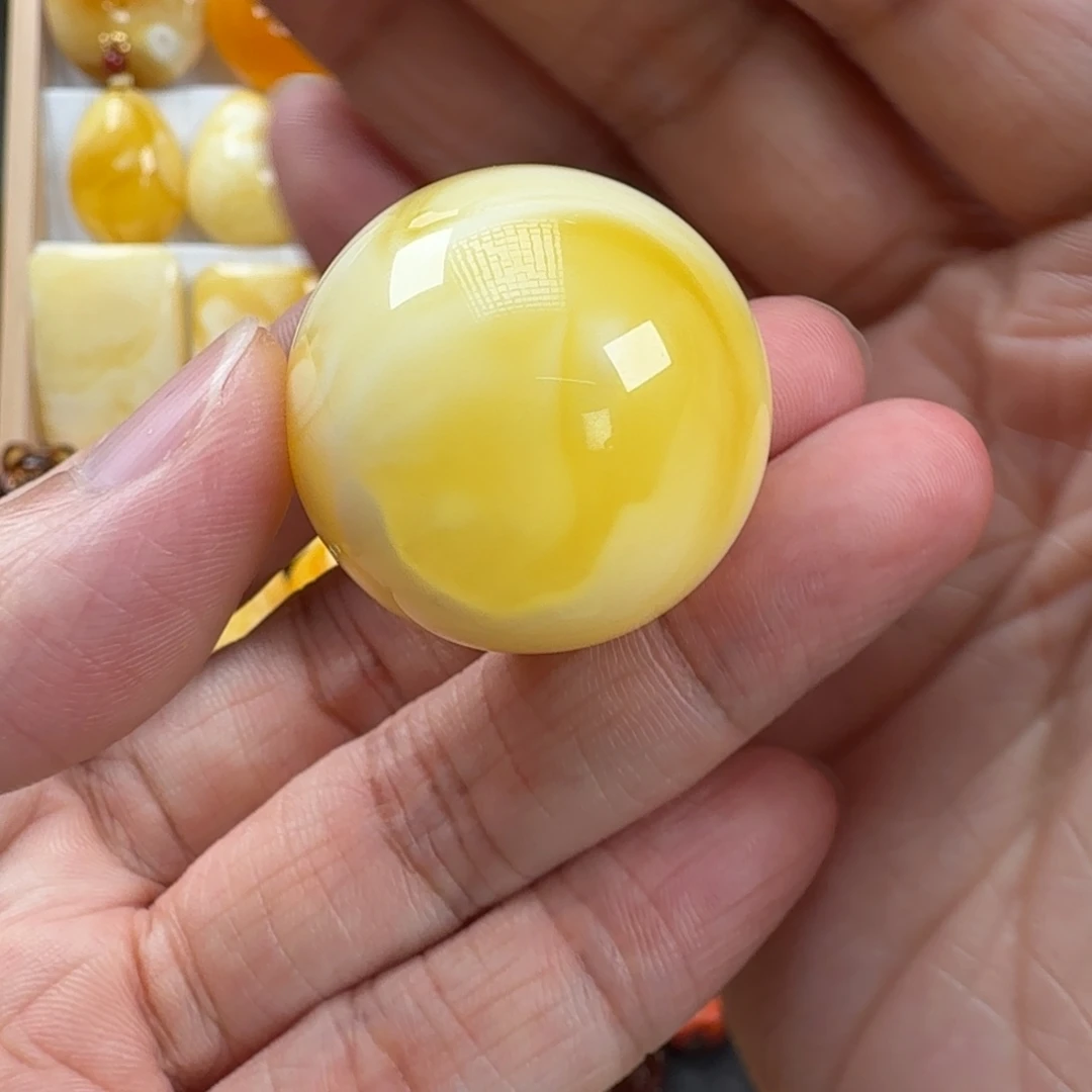 蜜蜡未镶嵌颈饰蜜蜡30mm