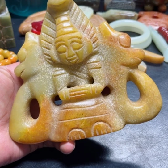 吊坠白玉菩提把我