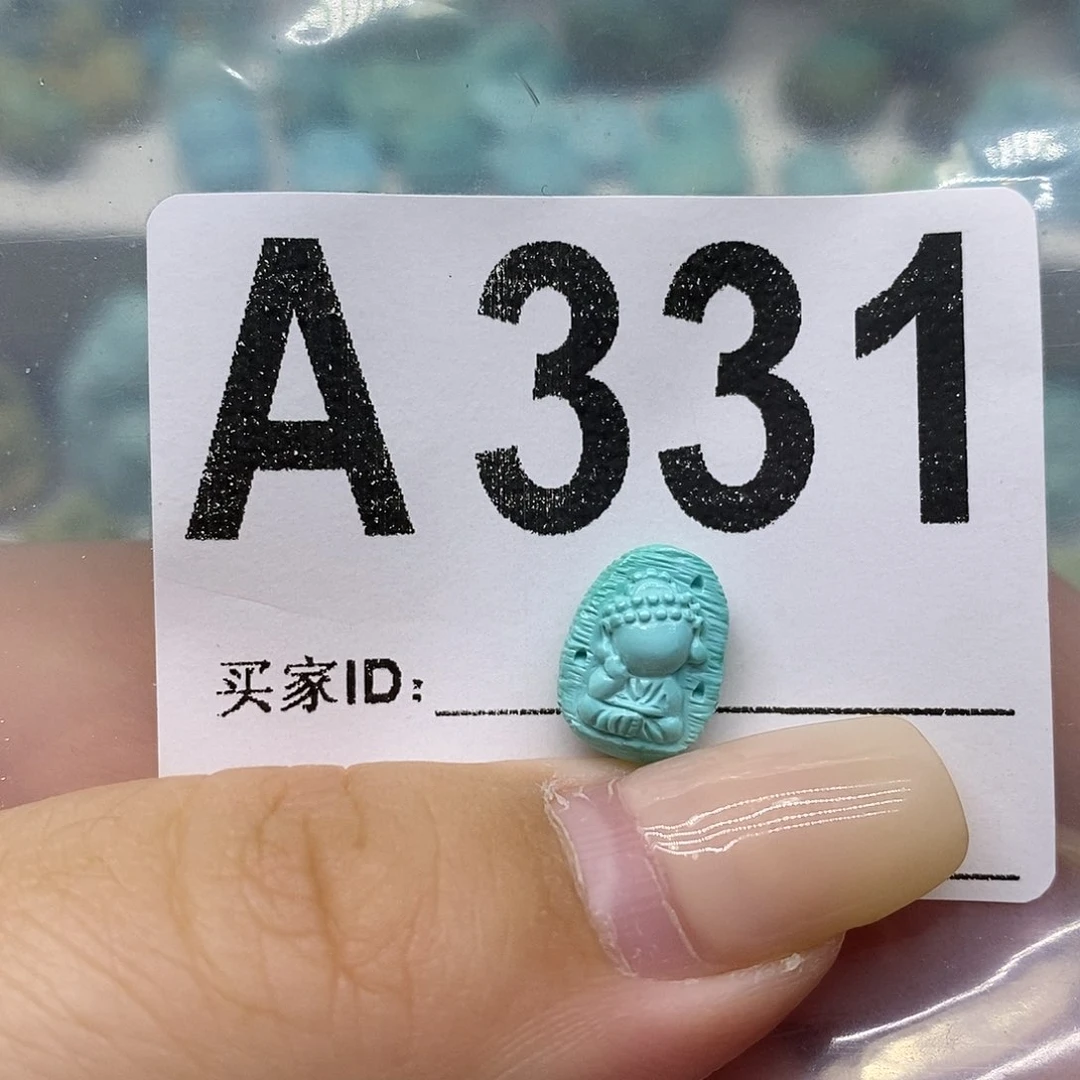 未镶嵌绿松石绿松石配饰定制麦****下