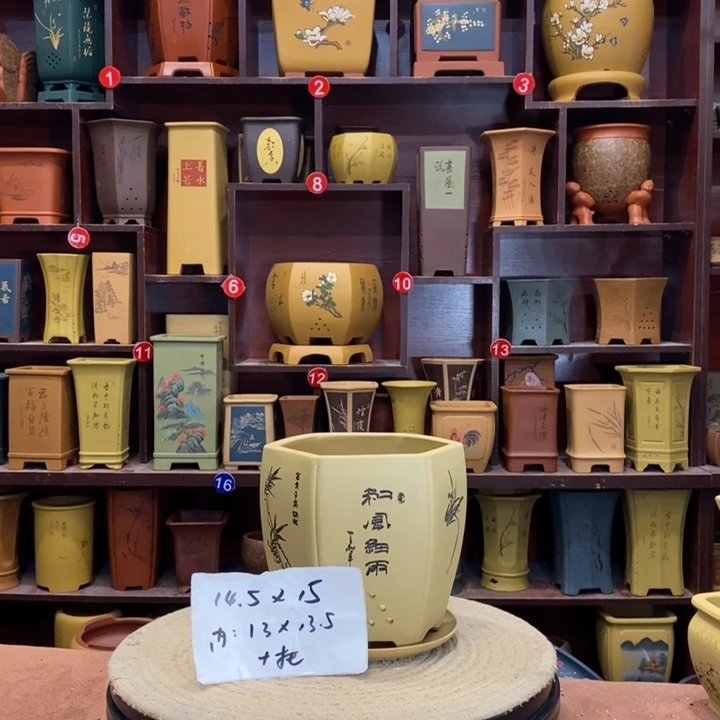 紫砂花盆紫砂花盆