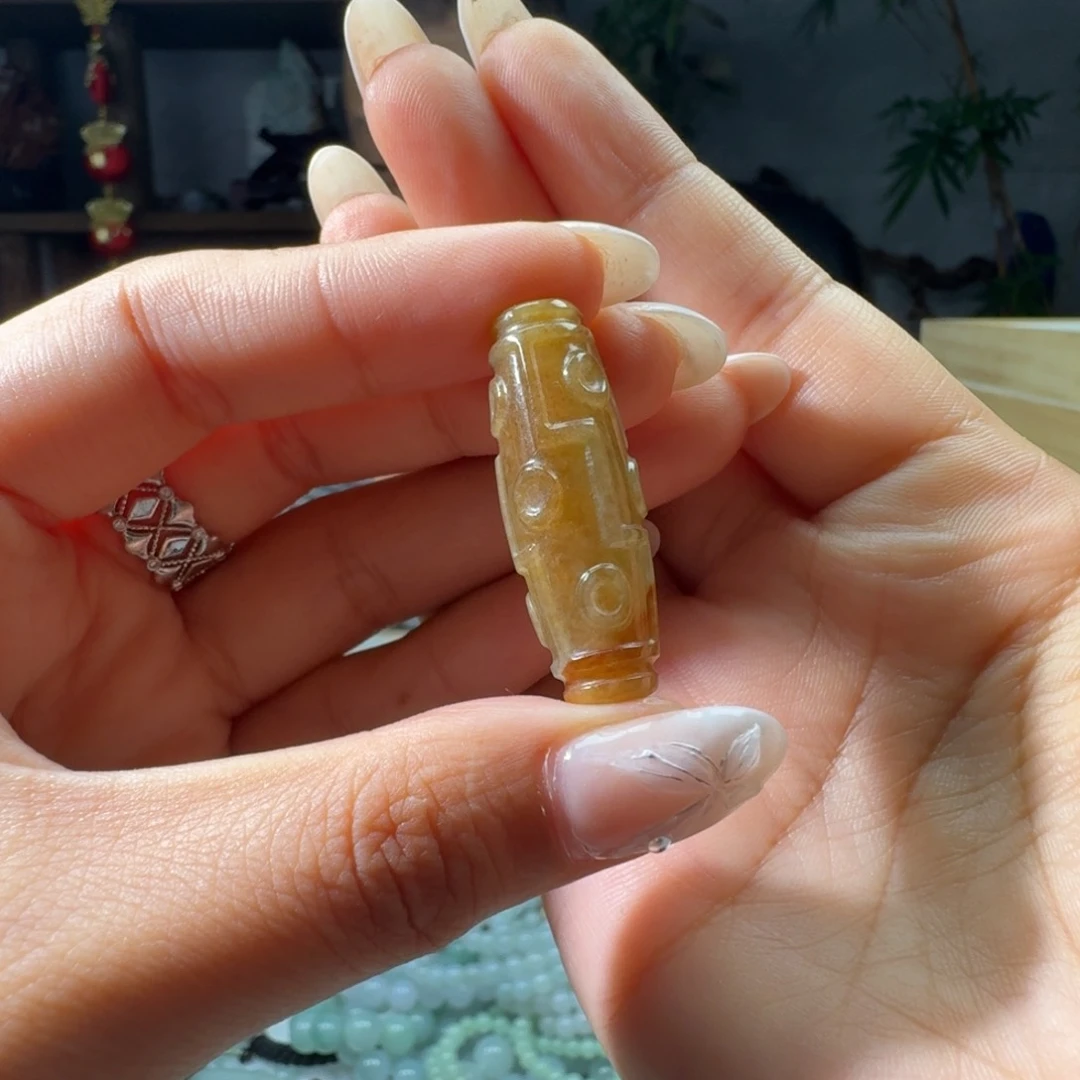 定制翡翠未镶嵌静**身天珠