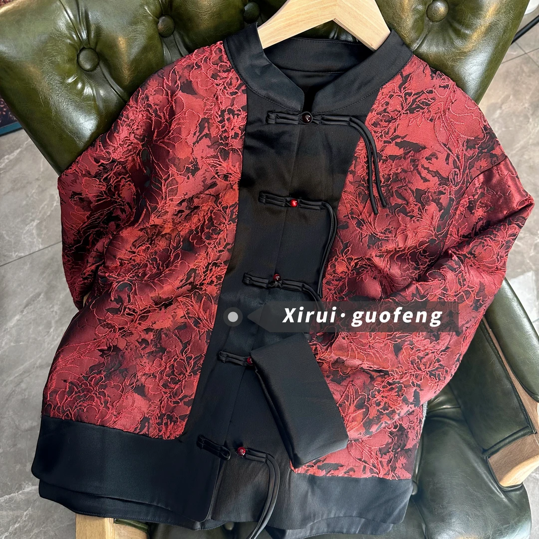 【熹瑞】晚棠·新中式国风春季蕾丝提花气质开衫外套