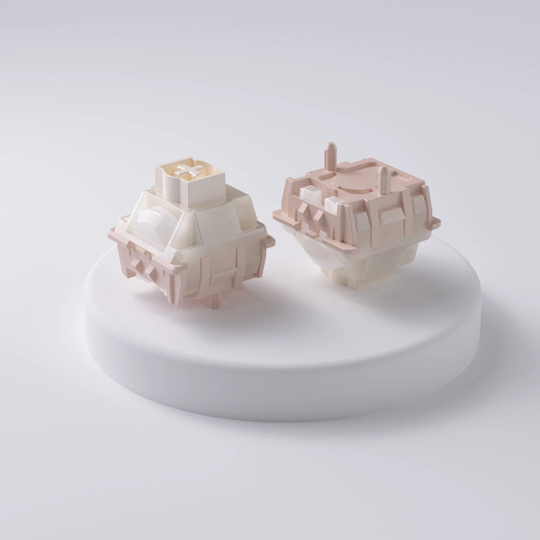 薄荷糖雷兹轴R2封底HIFI磁轴POM磁铁轴心PC外壳客制化适磁轴键盘