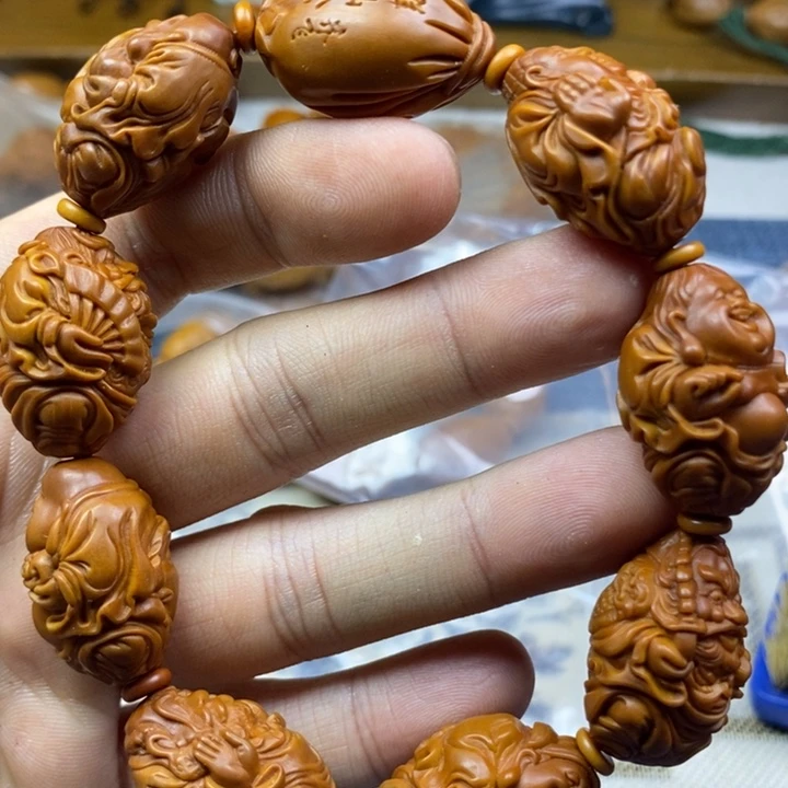 手串/手链橄榄核橄榄核雕工艺手串