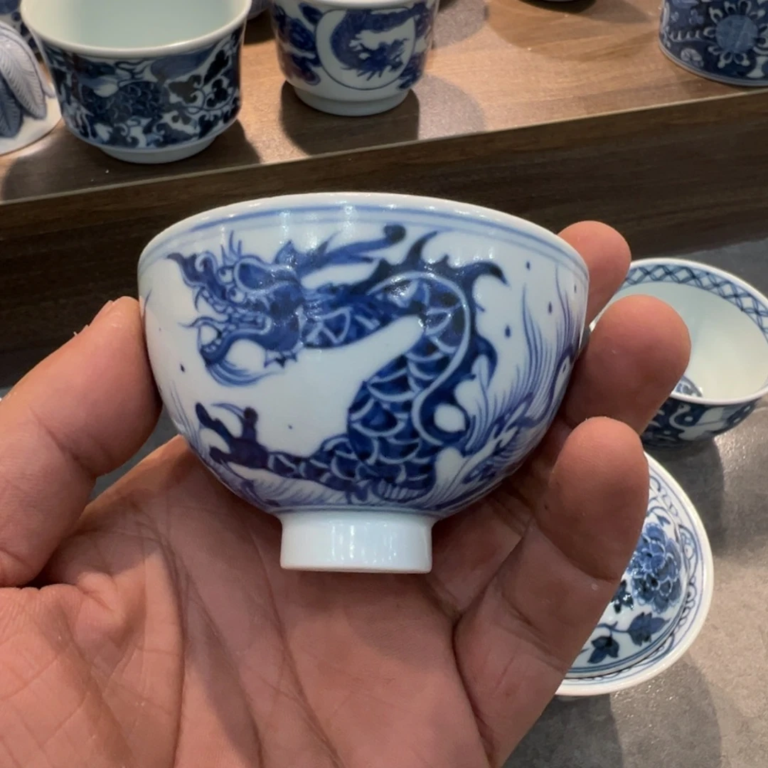 杯变*变景德镇陶瓷杯子