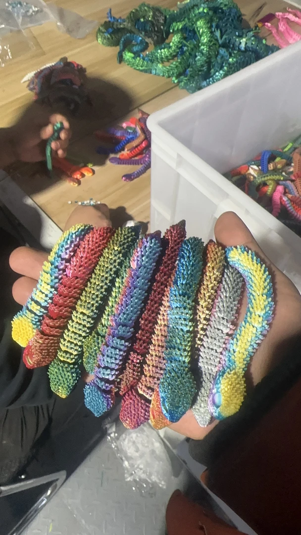 热销款3D打印蛇链接