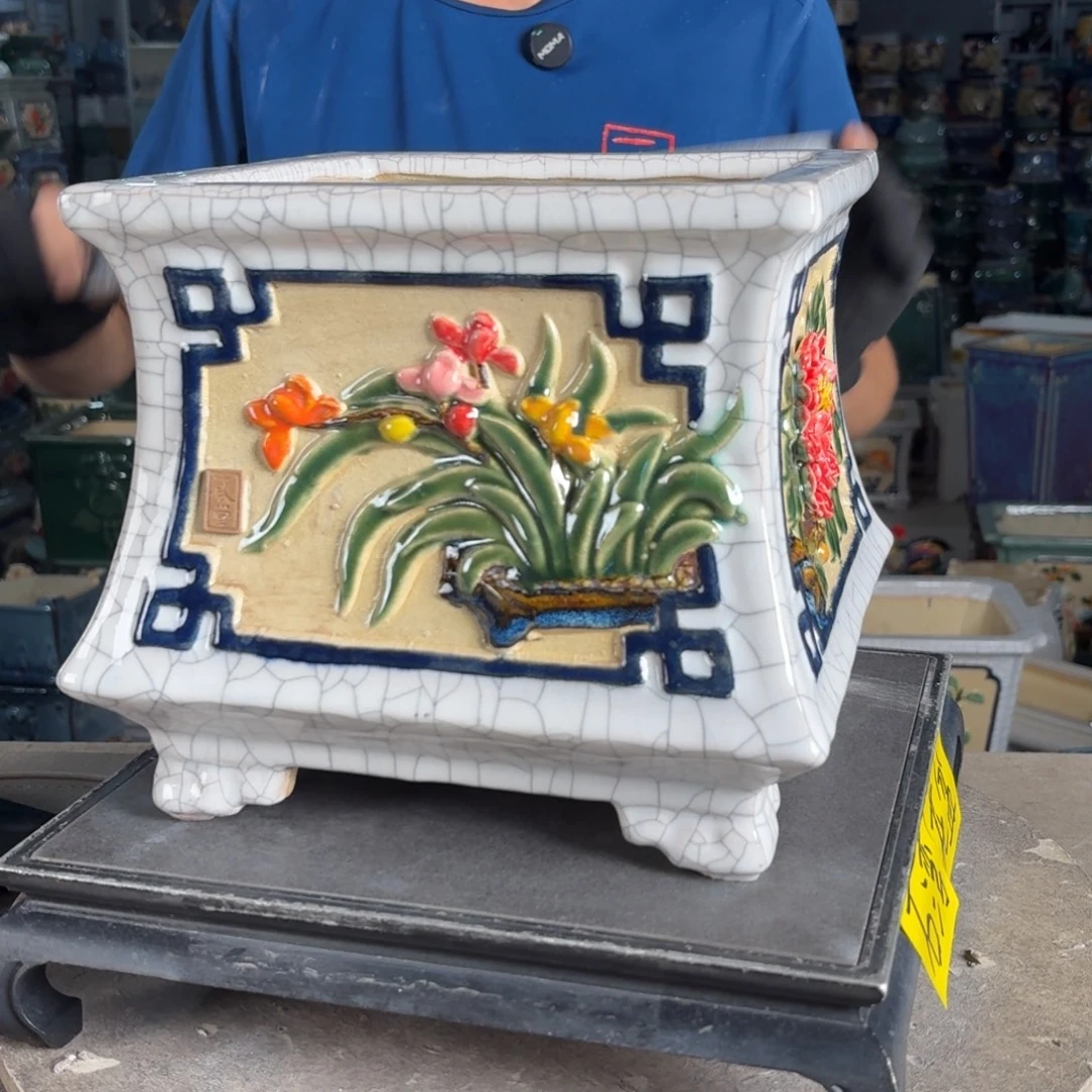 一风堂石湾花盆 内19*19