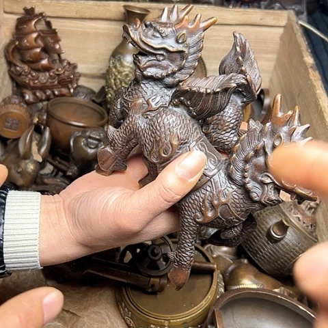 铜制文玩把玩物件