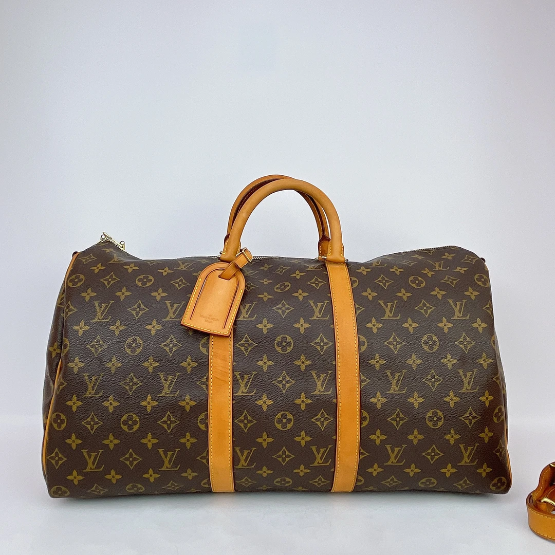 95新 LouisVuitton/路易威登 Lv手提旅行袋 底长52 MB2079 H486