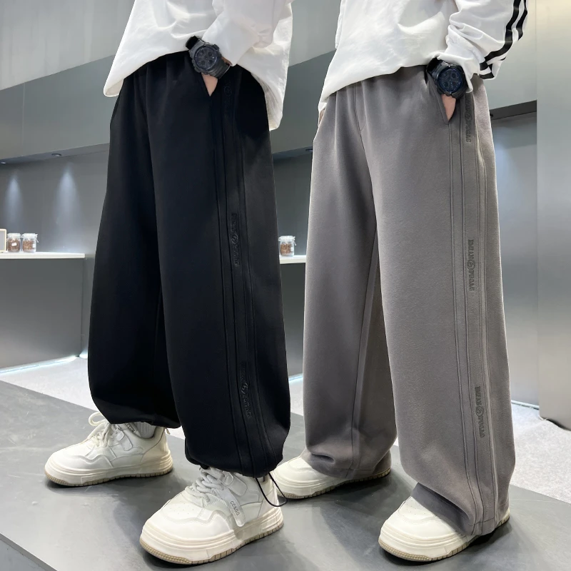 儿童装男童秋季裤子2025新款春秋款中大童男孩运动裤秋季洋气潮流