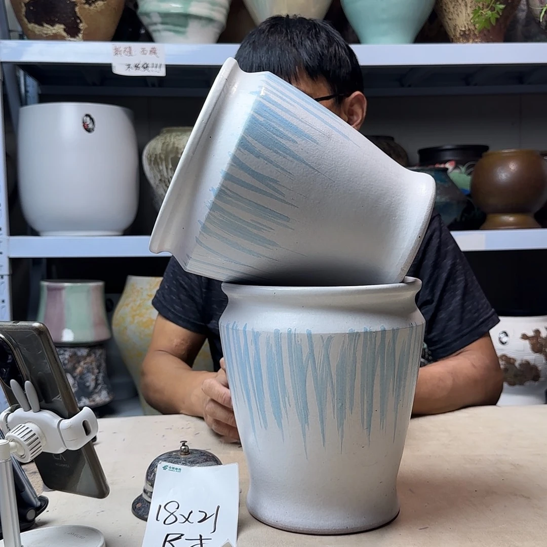 18@21 紫砂花盆尺寸