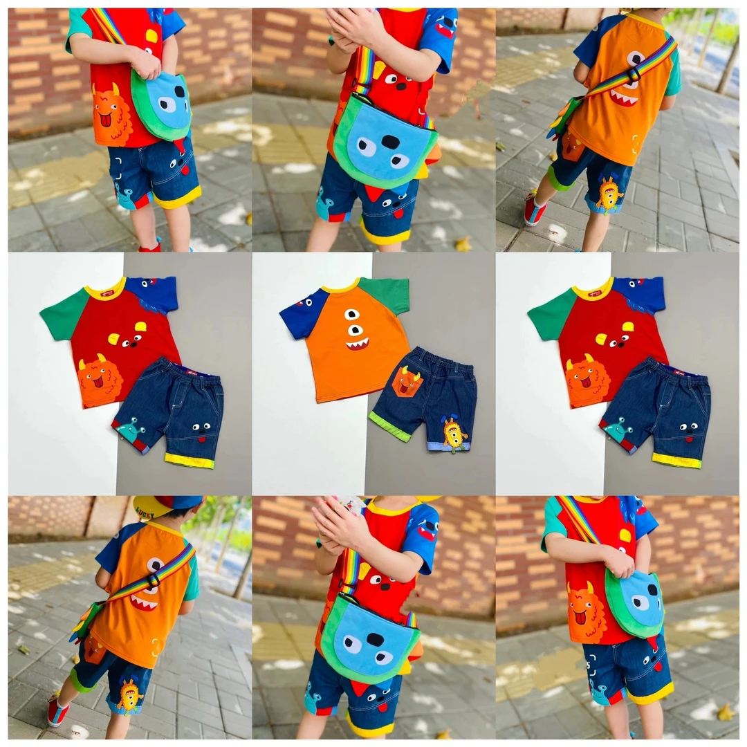 【天花板】316泡芙潮牌二分之一小怪兽套装