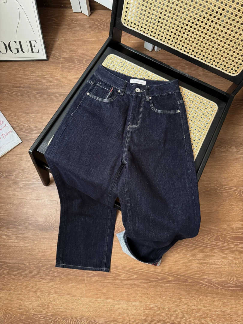 M9加绒防褪色窄版阔腿裤百搭显瘦