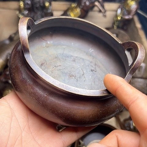 铜制文玩把玩物件