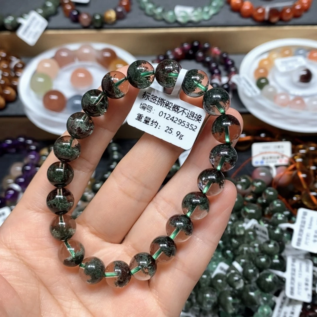 水晶手链未镶嵌绿幽灵手链