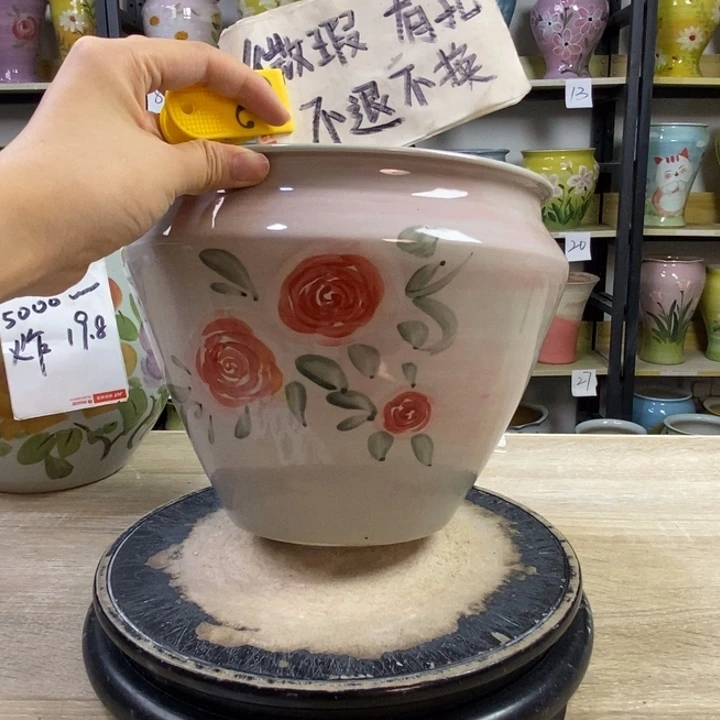 景德镇高温陶瓷花盆
