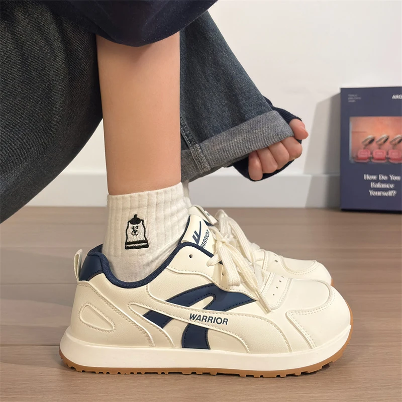 回力德训鞋女鞋2026新款春季学生鞋子女多巴胺小白鞋百搭休闲板鞋