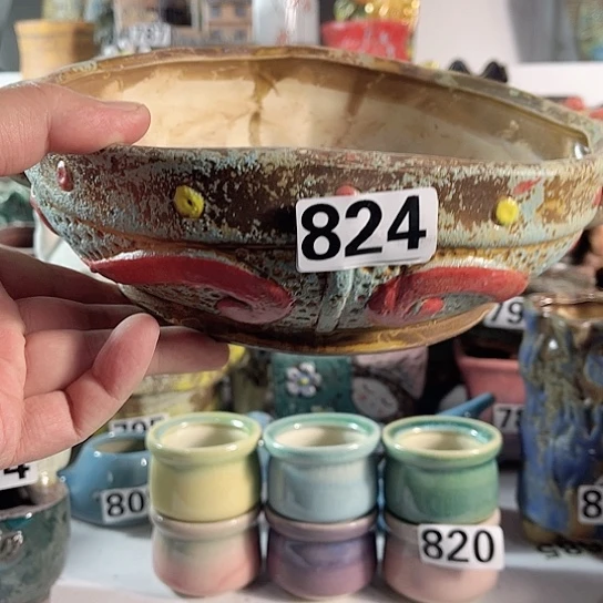 红陶多肉植物花盆