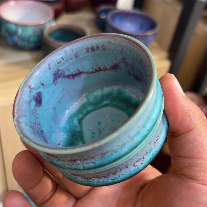 摆件神垕钧瓷原矿高温16