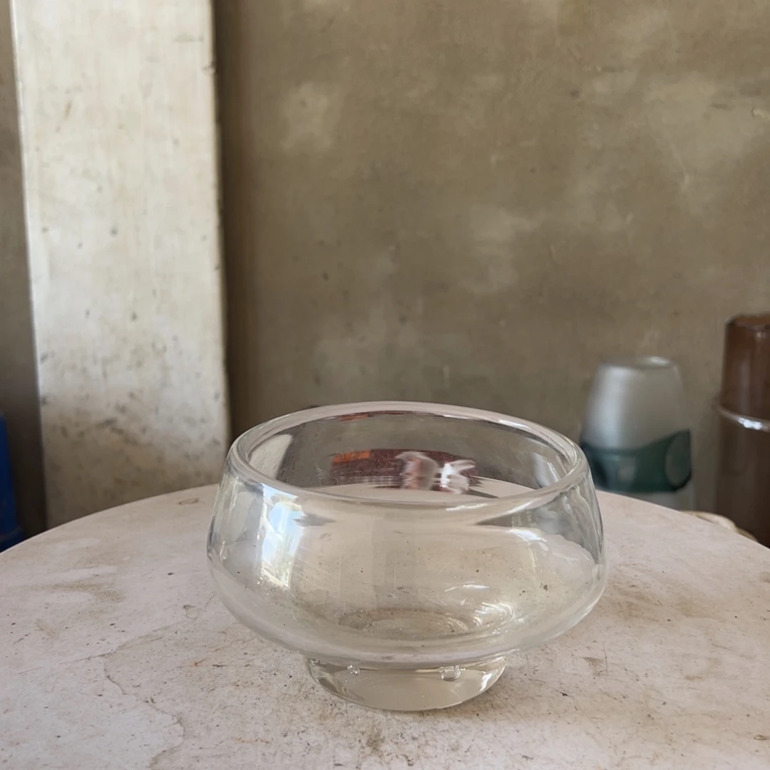 弘扬琉璃花器微瑕高度9