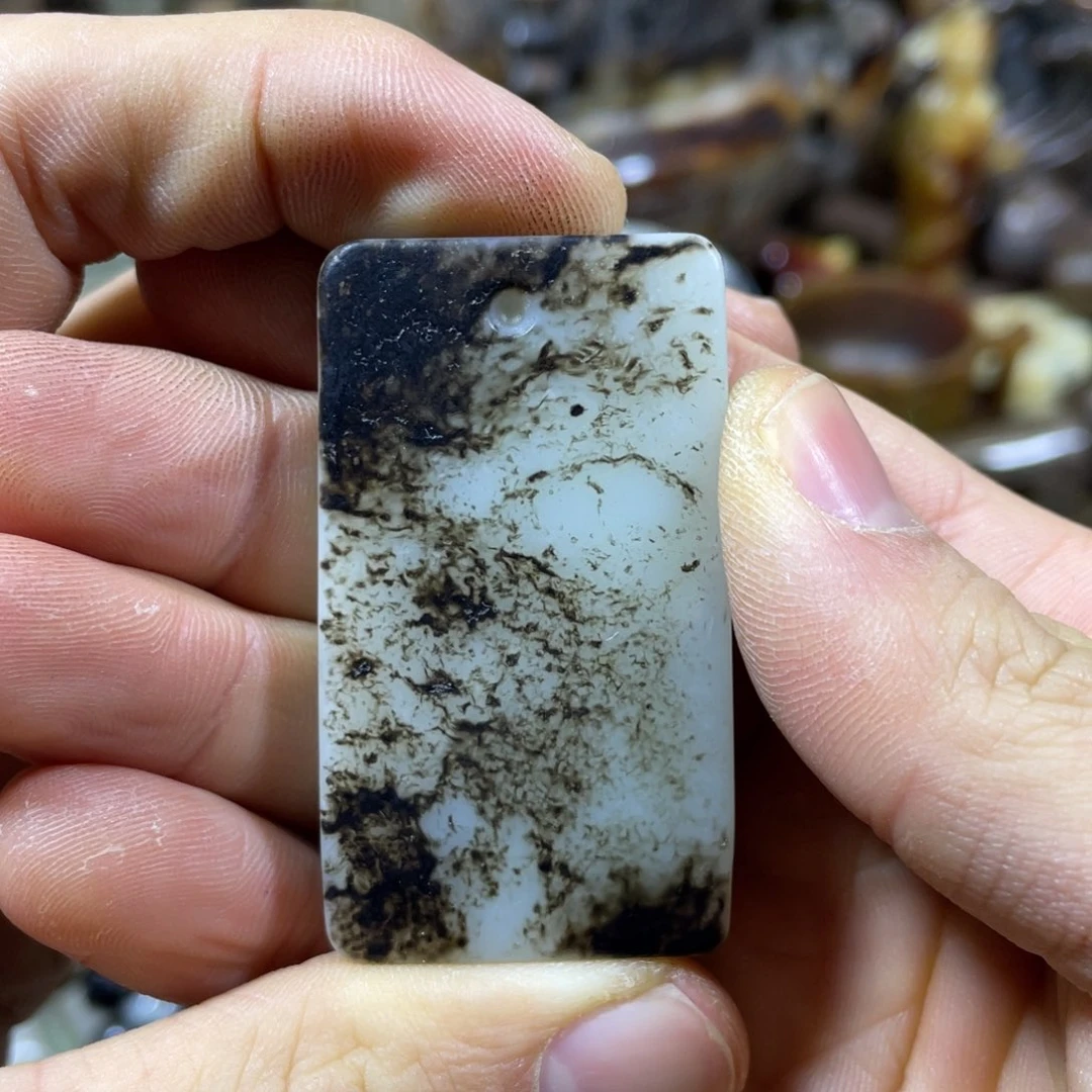 和田玉吊坠(不含链)未镶嵌