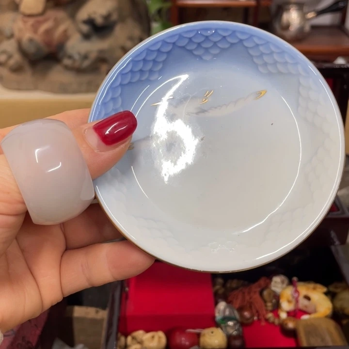 瓷中古工艺品摆件