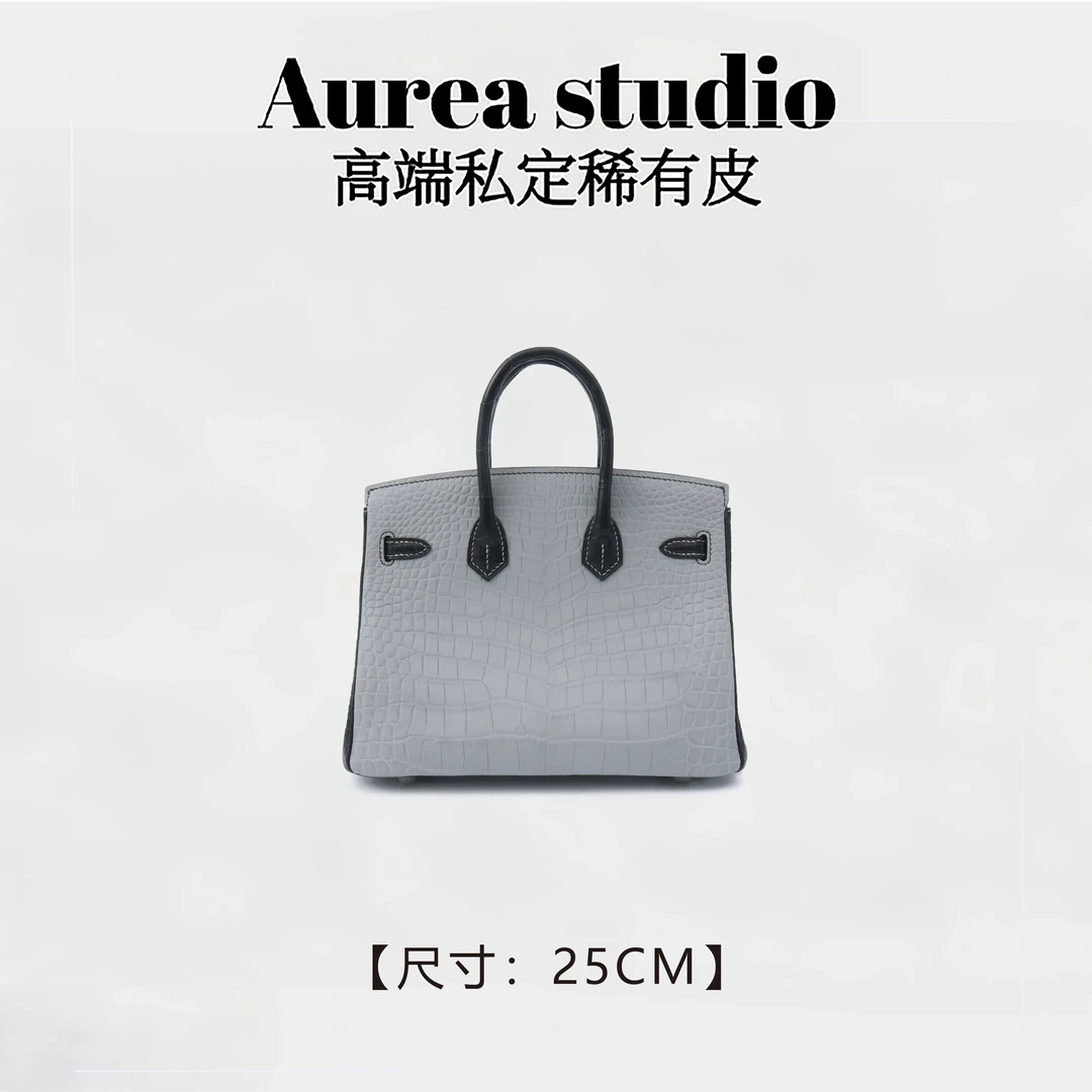【欧欧私定】全手工 鳄鱼皮时尚潮流名媛高奢百搭气质女包 BK25