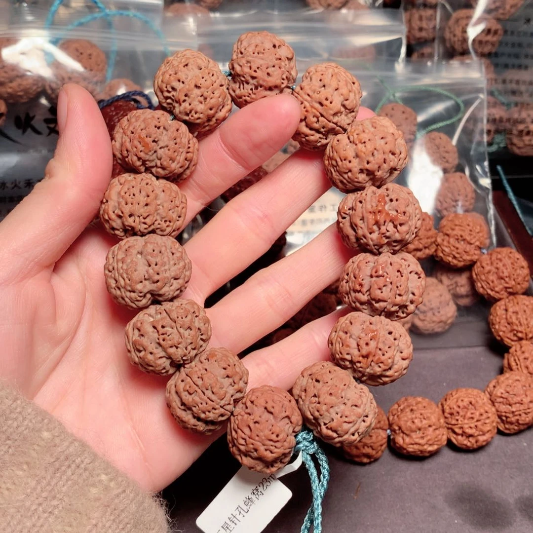 金刚菩提吊坠五星针孔蜂王23