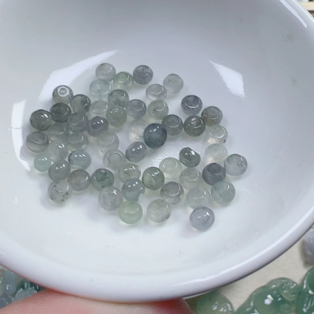 散珠翡翠冰乌鸡算盘俩颗 可挑