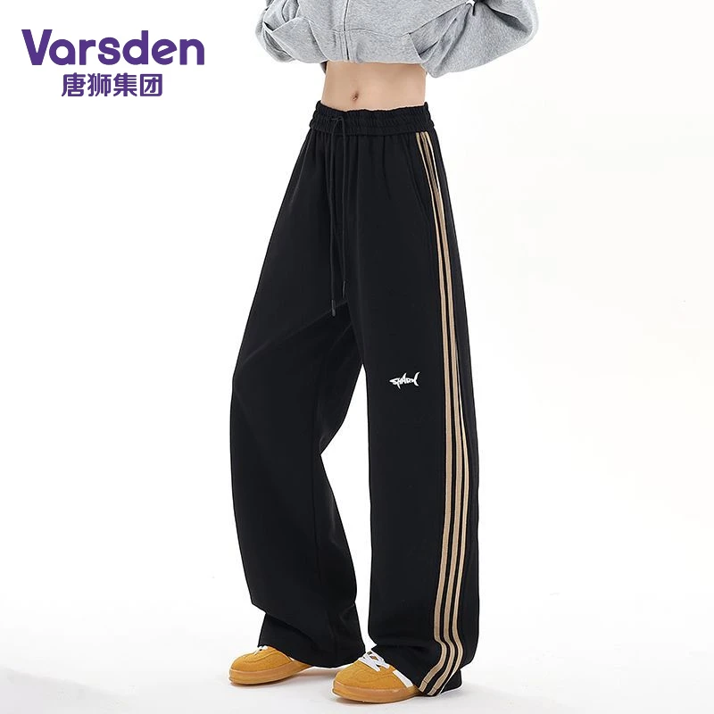 唐狮集团Varsden美式高街休闲裤男秋冬直筒青少年宽松高品质卫裤