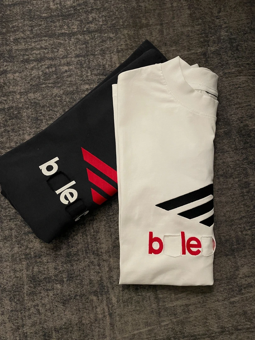 大写M刺绣半袖T 男女同款