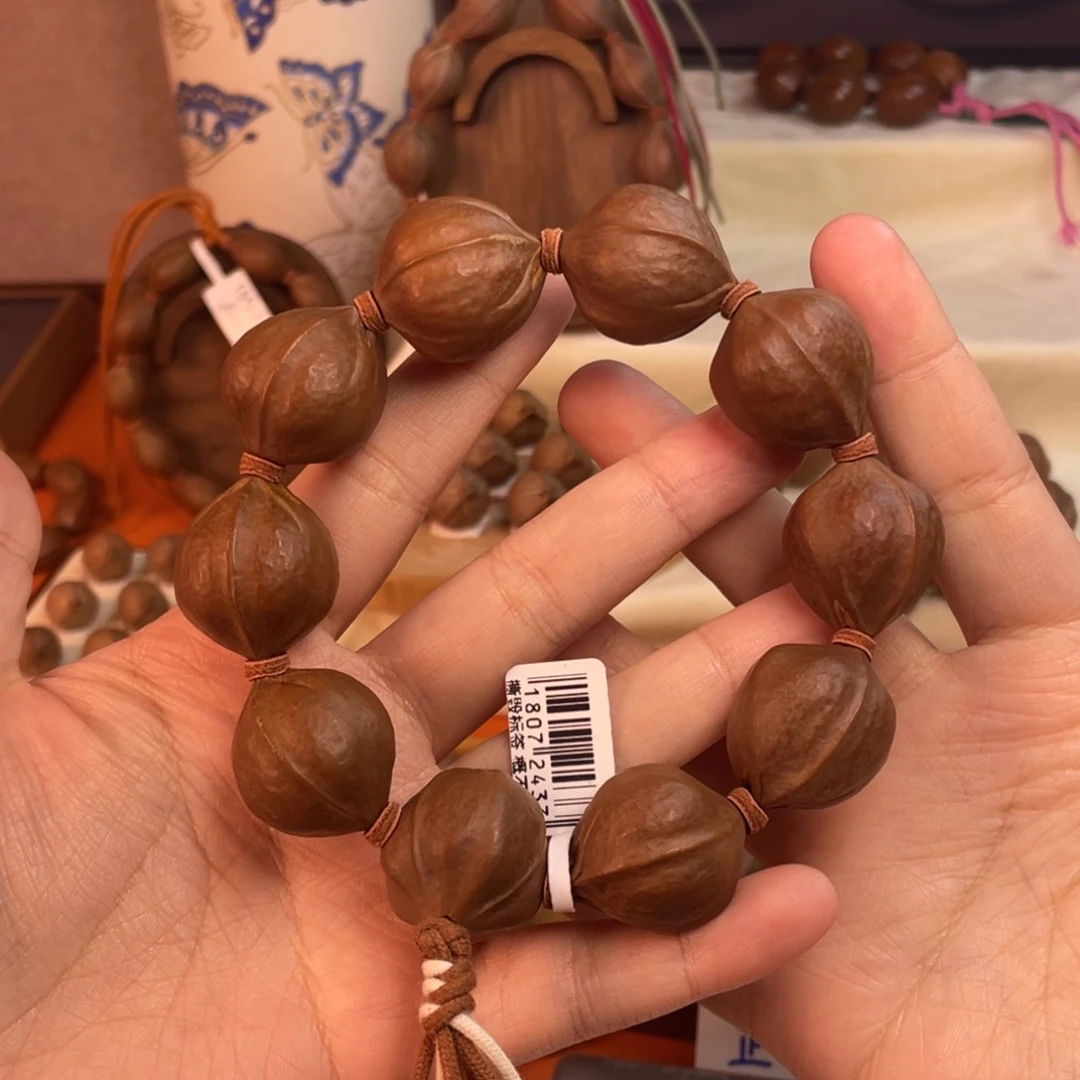 佛***橄榄核手串/手链2327梅林铁核