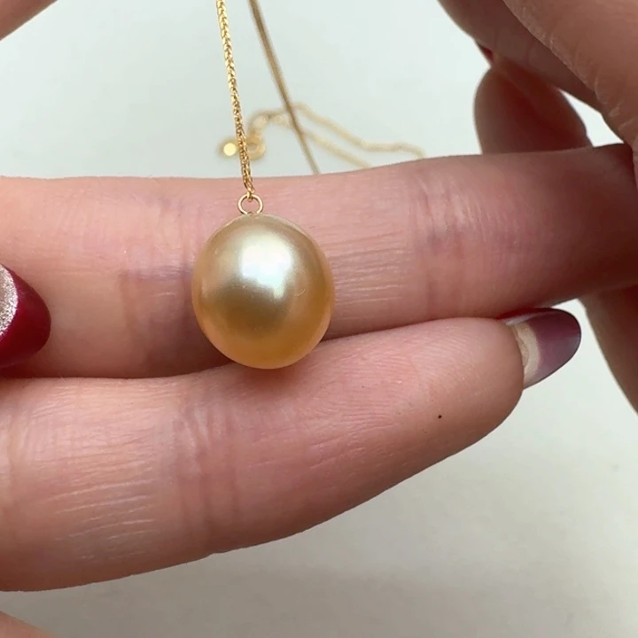 海水珍珠颈饰18K金镶嵌