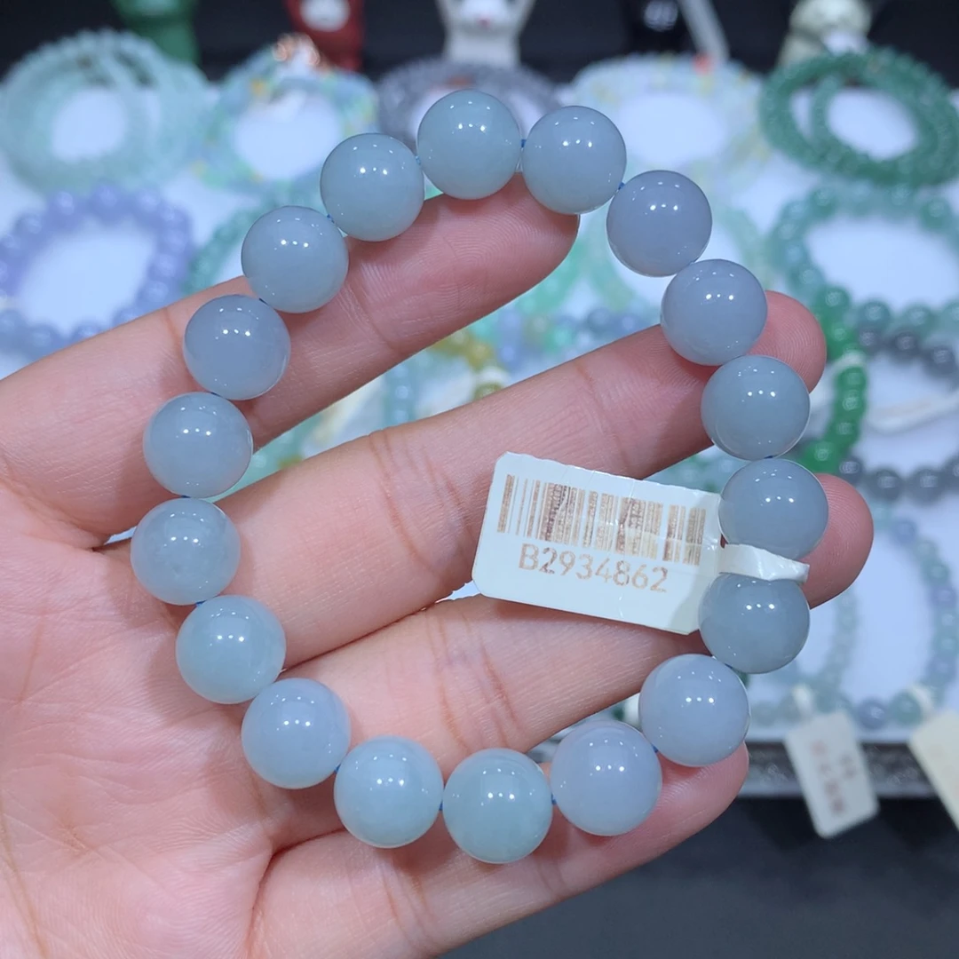 翡翠未镶嵌手串天然
