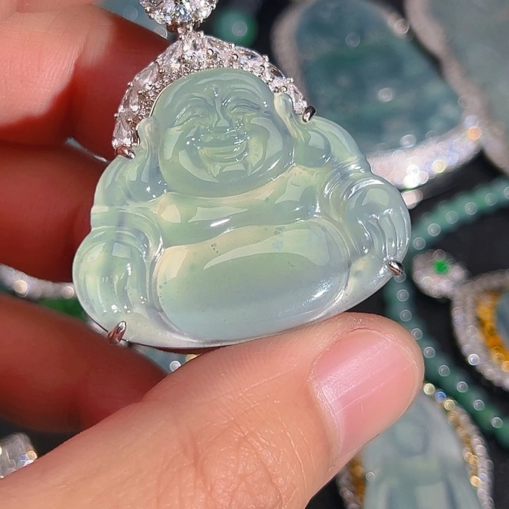 翡翠颈饰未镶嵌7666666666,