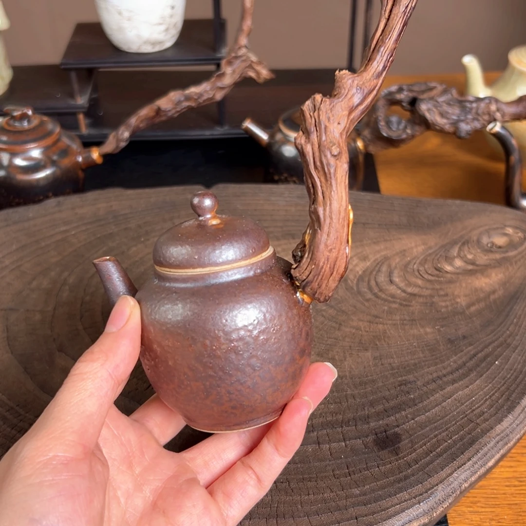 景德镇纯手工柴烧茶器小壶