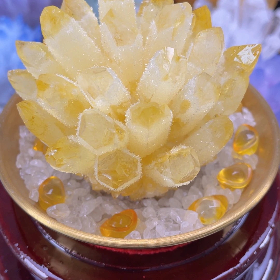 石材心****剧柠檬黄水晶92