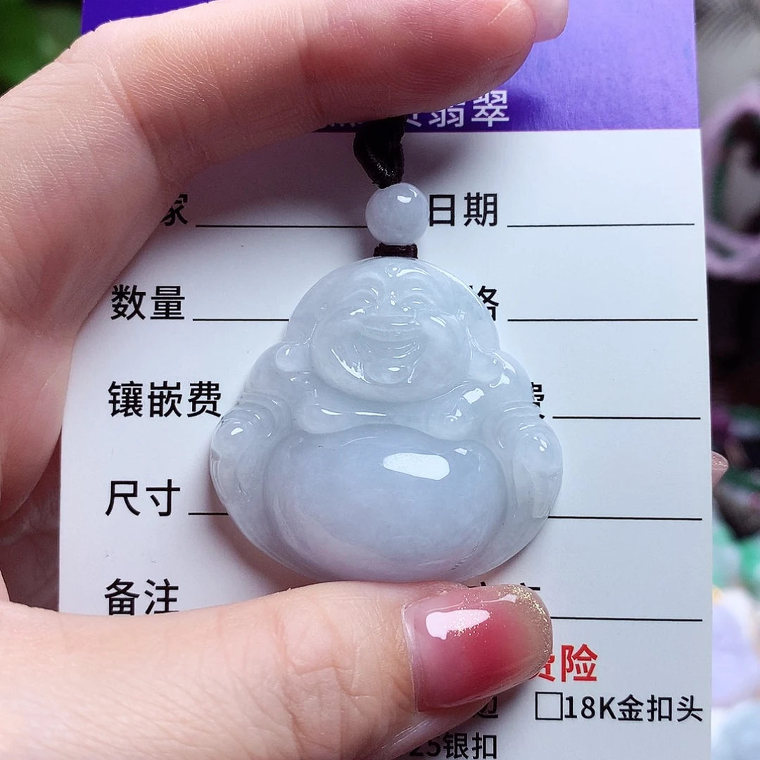 颈饰未镶嵌翡翠佛公27