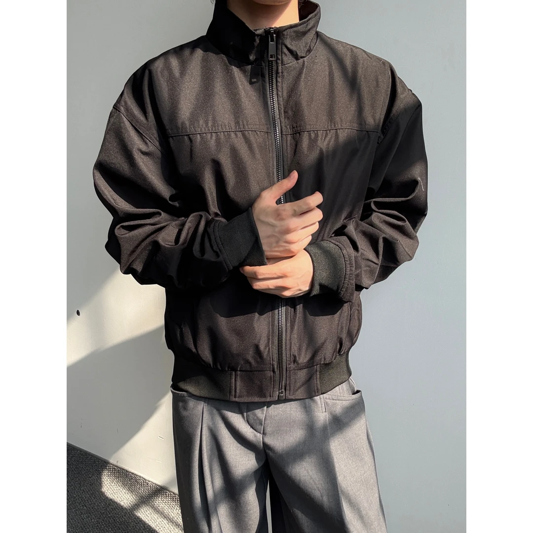 WIND BLOWS2025美式飞行教练夹克运动百搭立领休闲外套