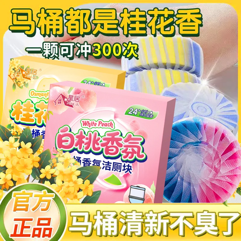 多种香味混装蓝泡泡马桶清洁剂洁厕宝灵厕所除臭厕所冲水除臭留香