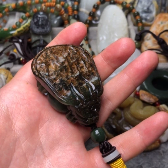 和田玉未镶嵌把件L****光总价138