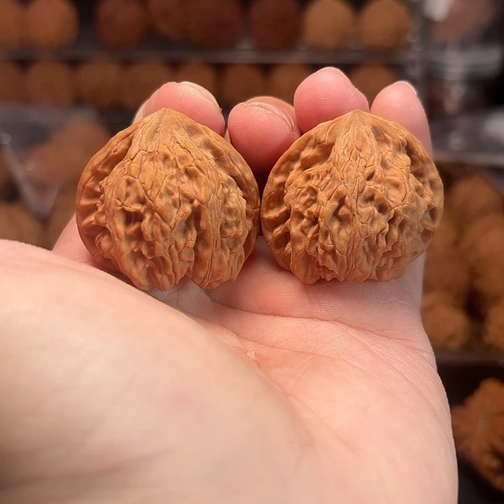 1文玩核桃龙纹印37-372