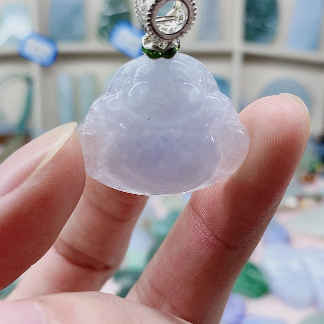 颈饰未镶嵌翡翠天然