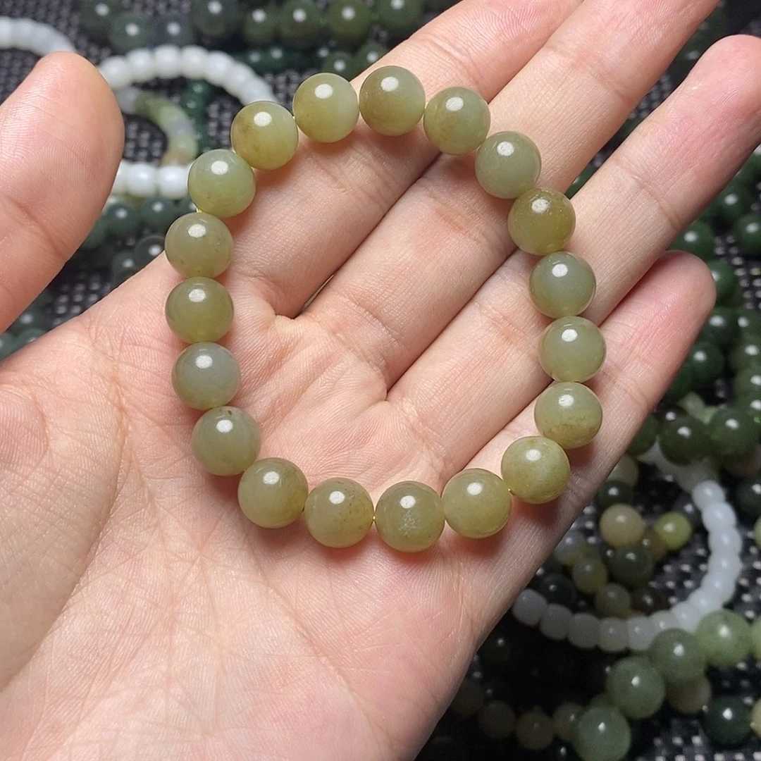 和田玉未镶嵌手串21