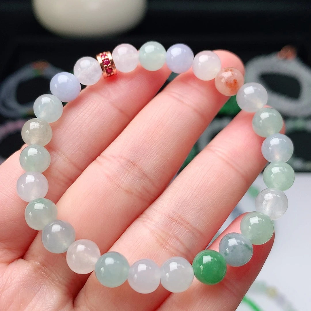 翡翠手链未镶嵌翡翠